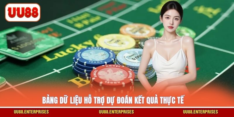 Bảng dữ liệu hỗ trợ dự đoán kết quả thực tế